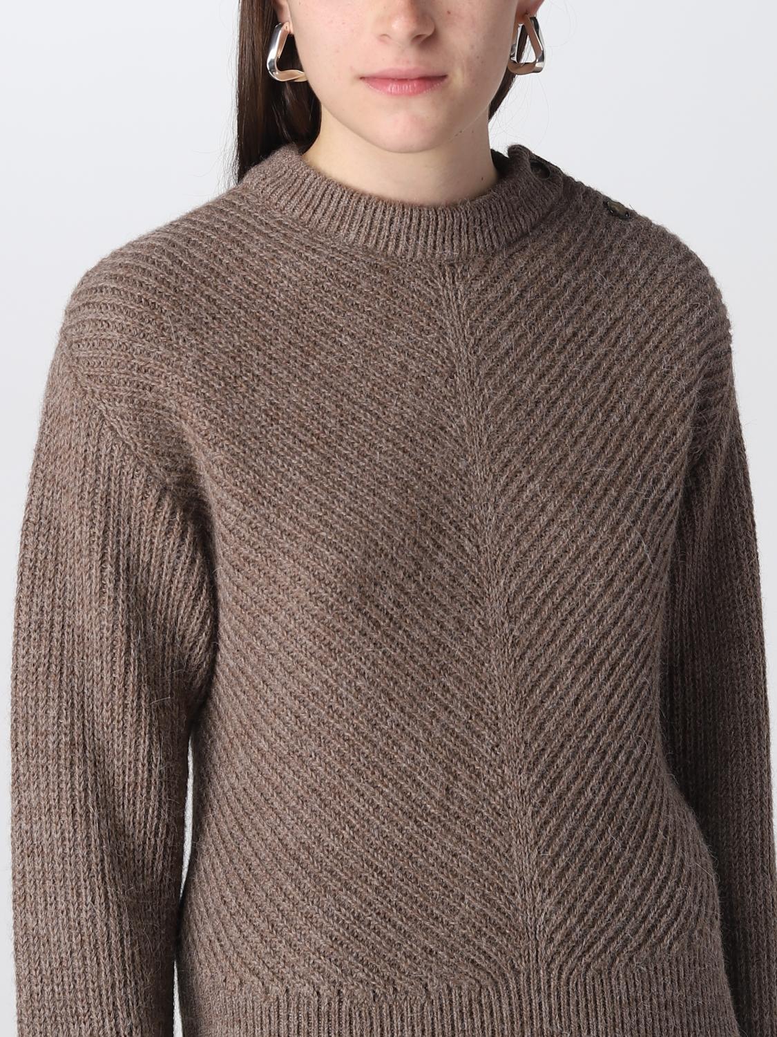 BOTTEGA VENETA PULL: Pull femme Bottega Veneta, Marron - Img 5