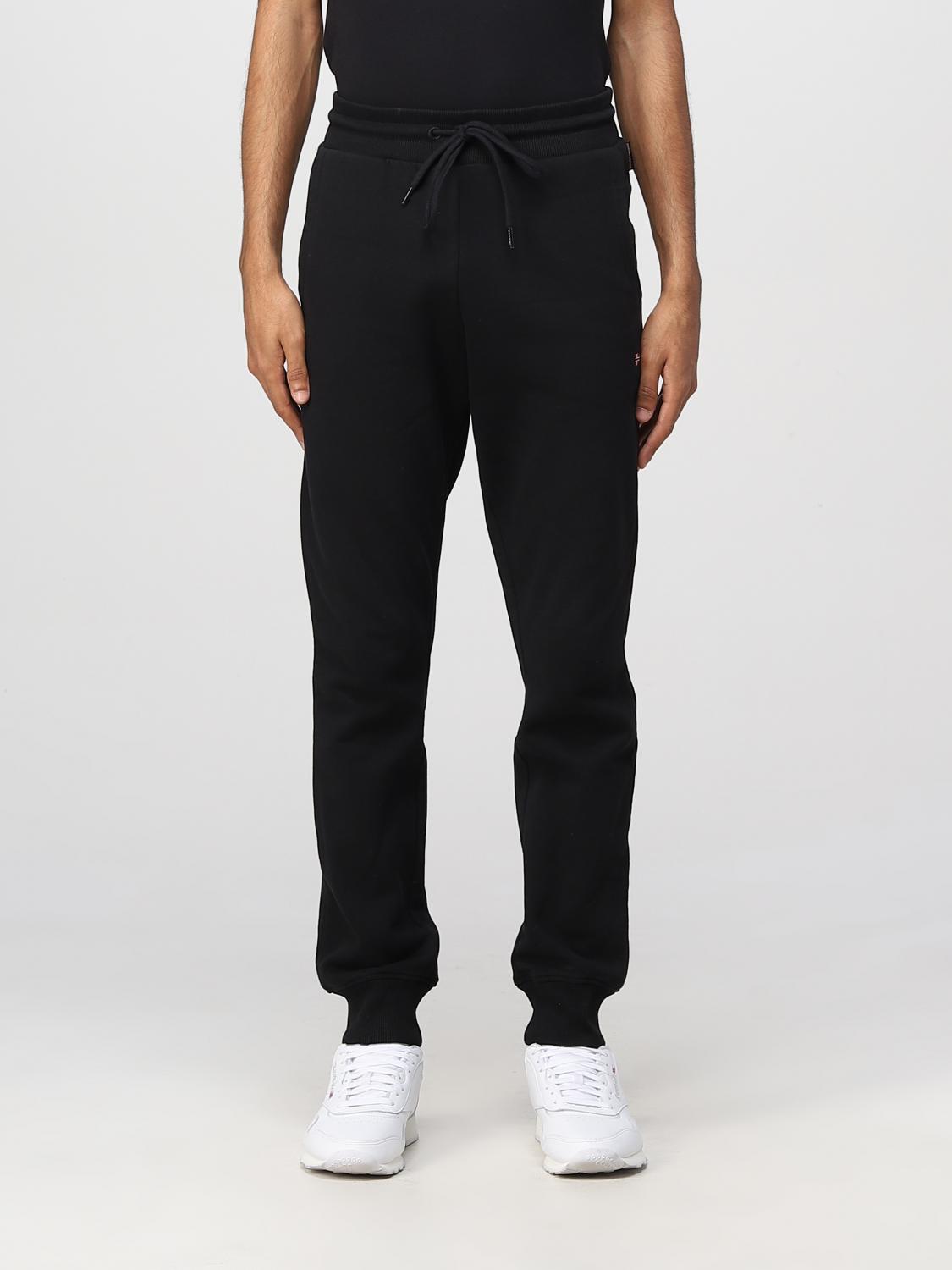 Ecko Pantaloni tuta da jogging in cotone da uomo, nero, grigio carbone, blu scuro, indaco, Blu, M