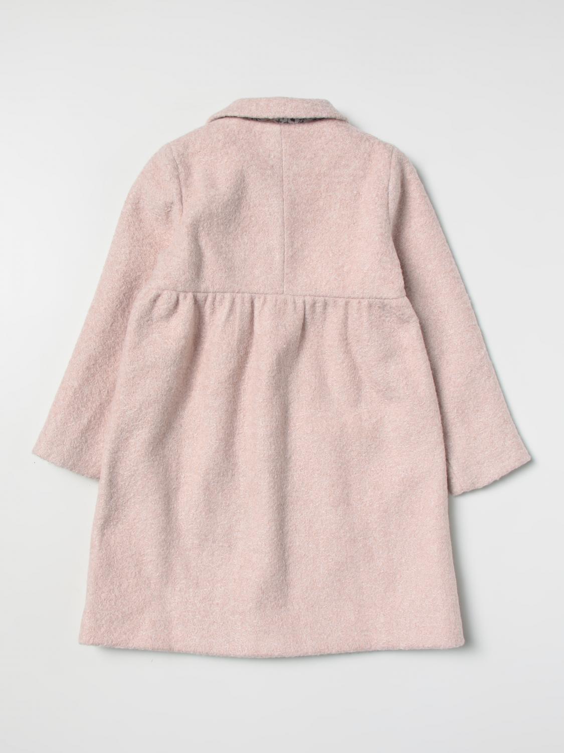 CAFFE' D'ORZO COAT: Coat kids Caffe' D'orzo, Blush Pink - Img 2