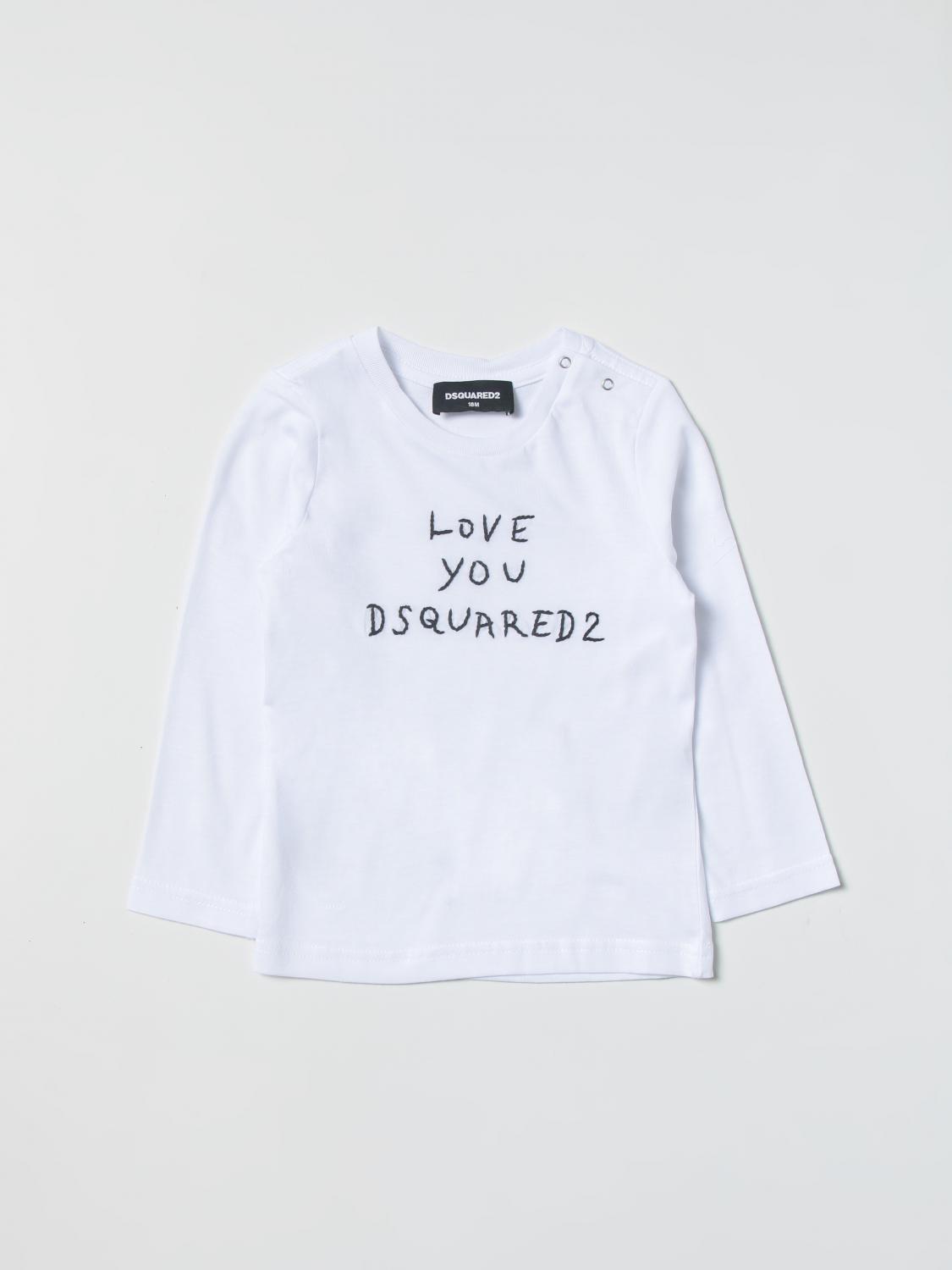 DSQUARED2 T-SHIRT: Pullover kinder Dsquared2 Junior, Weiß - Img 1