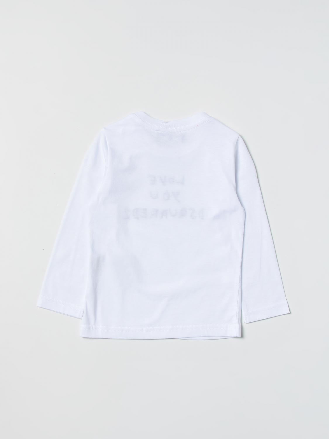 DSQUARED2 T-SHIRT: Pullover kinder Dsquared2 Junior, Weiß - Img 2