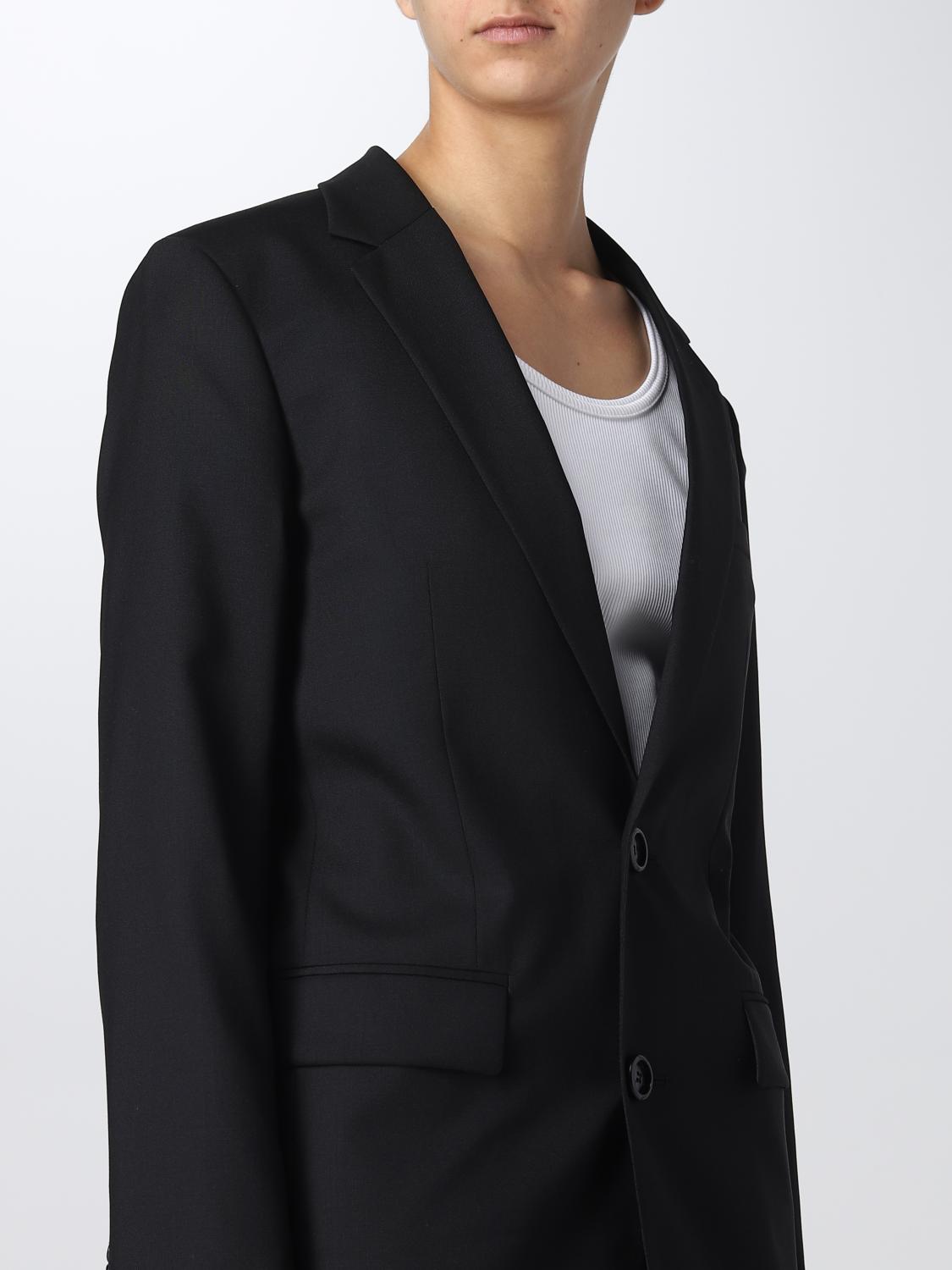 AMI｜BLAZERS (FBV031 PL0012 001) Tommy Hilfiger Womens Work One Button Blazer Business Jacket