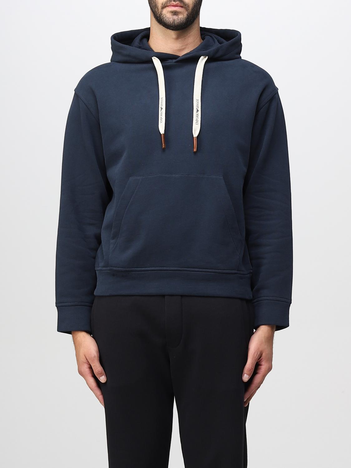 EMPORIO ARMANI: Sweatshirt men - Blue | Emporio Armani