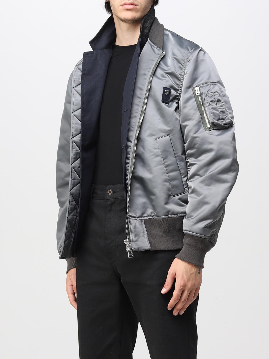 SACAI：ジャケット メンズ - グレー | GIGLIO.COMオンラインのSacai