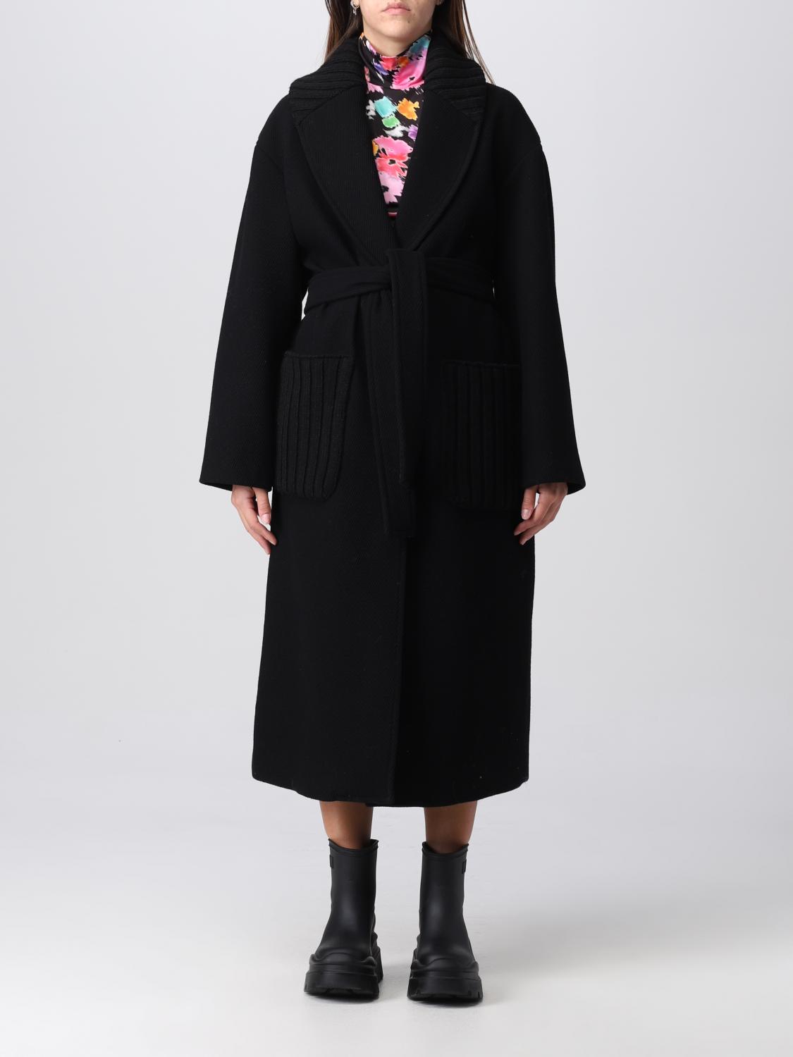 MSGM ABRIGO: Abrigo mujer MSGM, Negro - Img 1