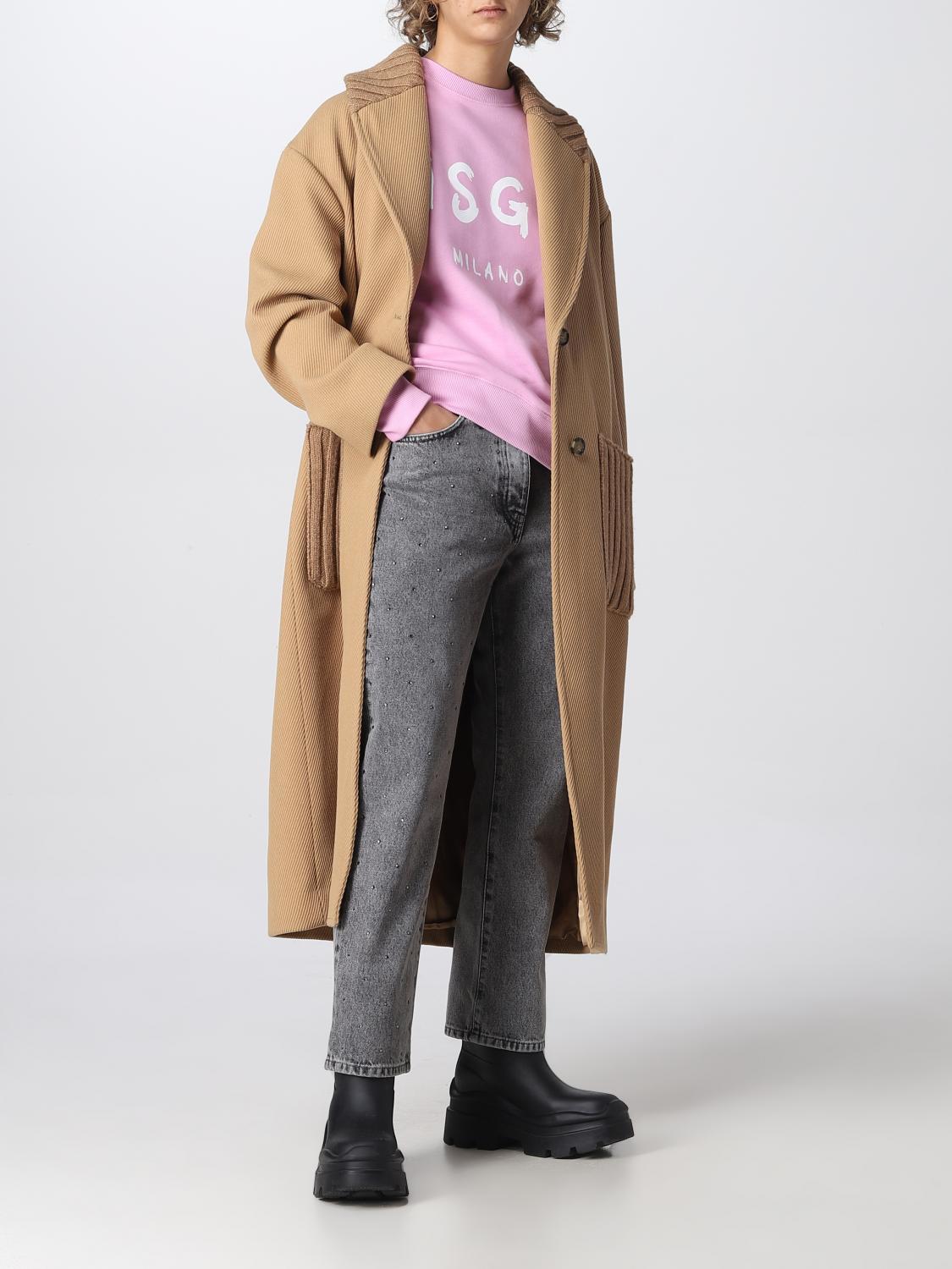 MSGM MANTEL: Mantel damen MSGM, Camel - Img 2