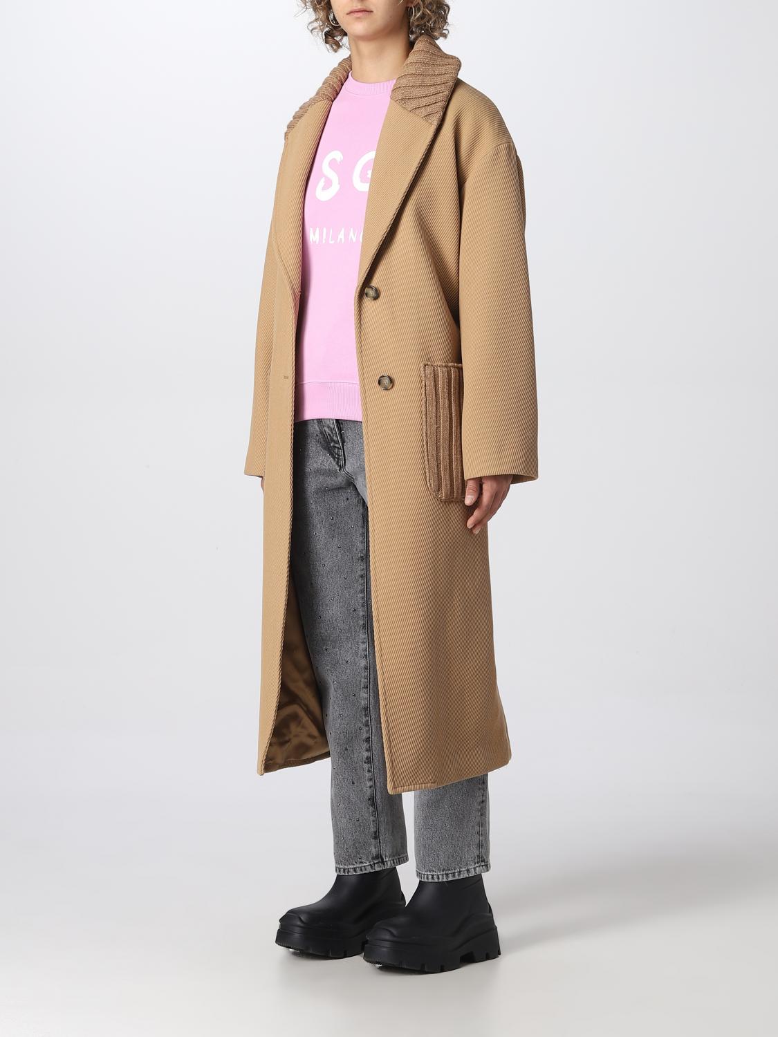 MSGM MANTEL: Mantel damen MSGM, Camel - Img 4