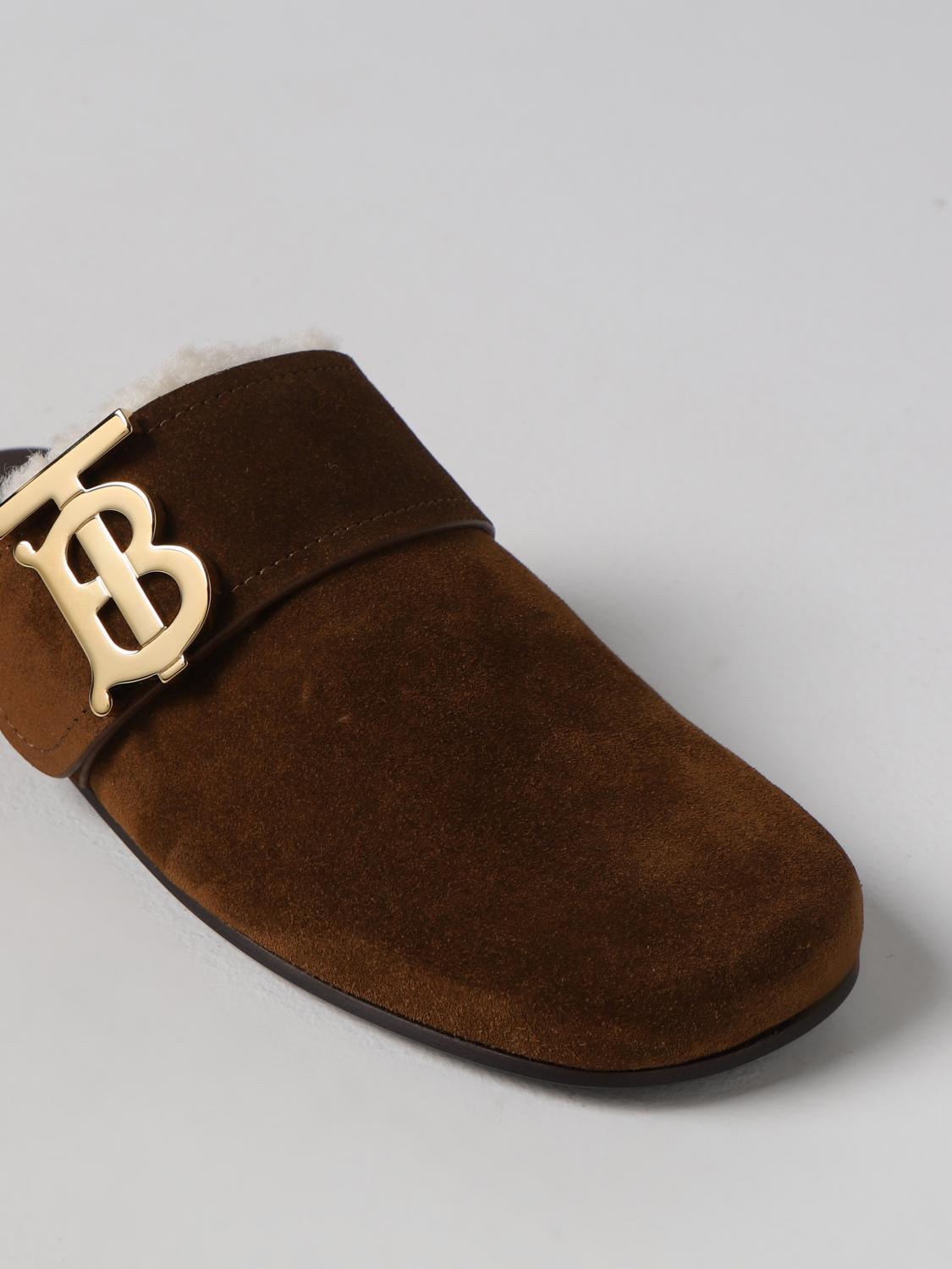 BURBERRY FLAT SHOES: Shoes women Burberry, Cocoa - Img 4