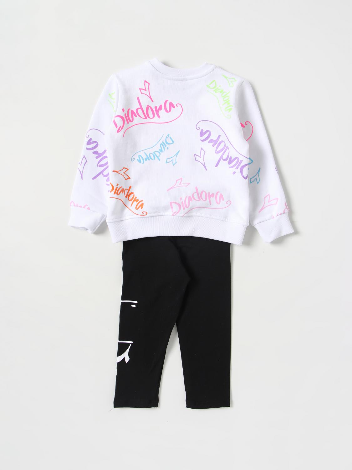 DIADORA ENSEMBLE: Ensemble enfant Diadora, Blanc - Img 2