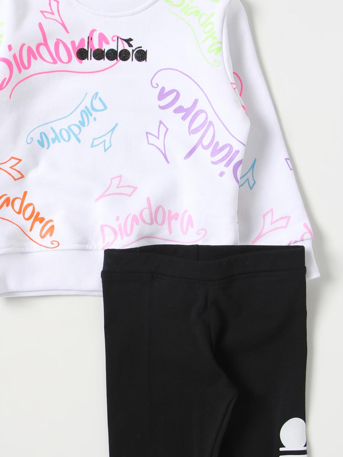 DIADORA ENSEMBLE: Ensemble enfant Diadora, Blanc - Img 3