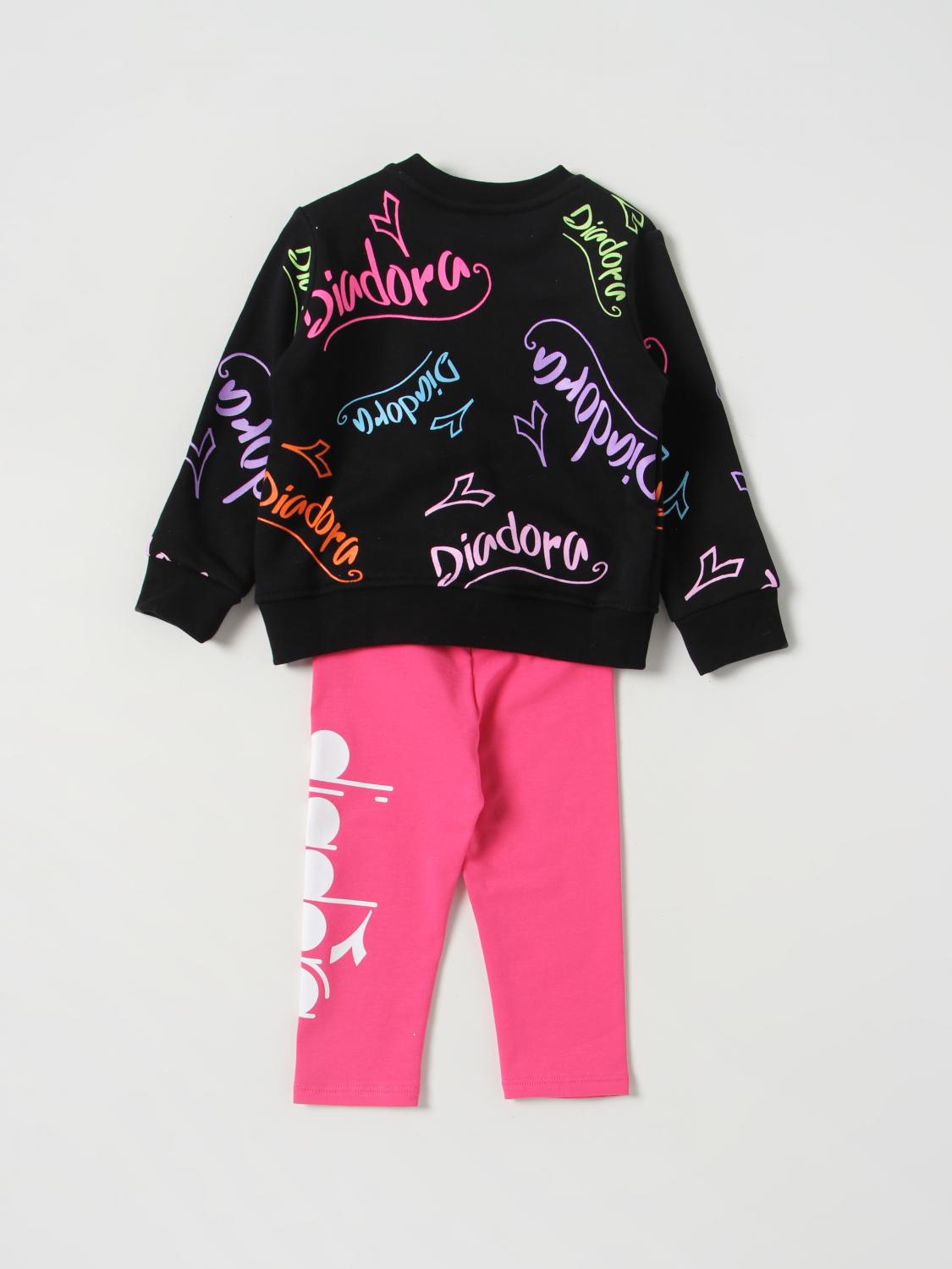 DIADORA ENSEMBLE: Ensemble enfant Diadora, Noir - Img 2