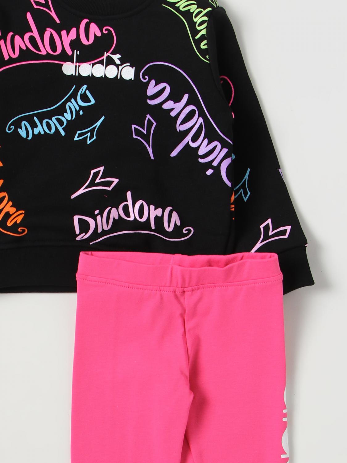 DIADORA ENSEMBLE: Ensemble enfant Diadora, Noir - Img 3