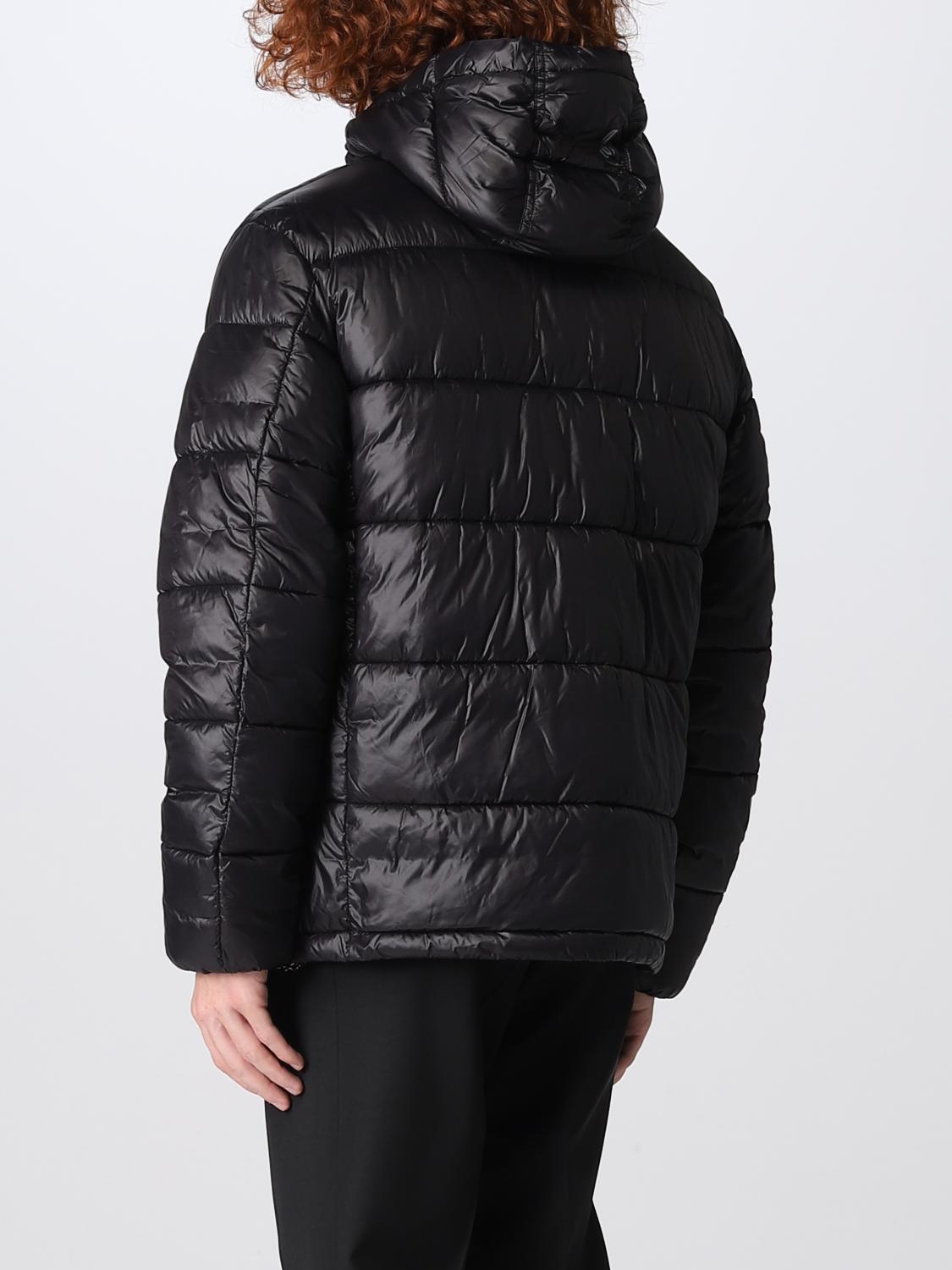 KARL LAGERFELD 外套: Karl Lagerfeld 连帽徽标尼龙羽绒服, 黑色 - Img 3