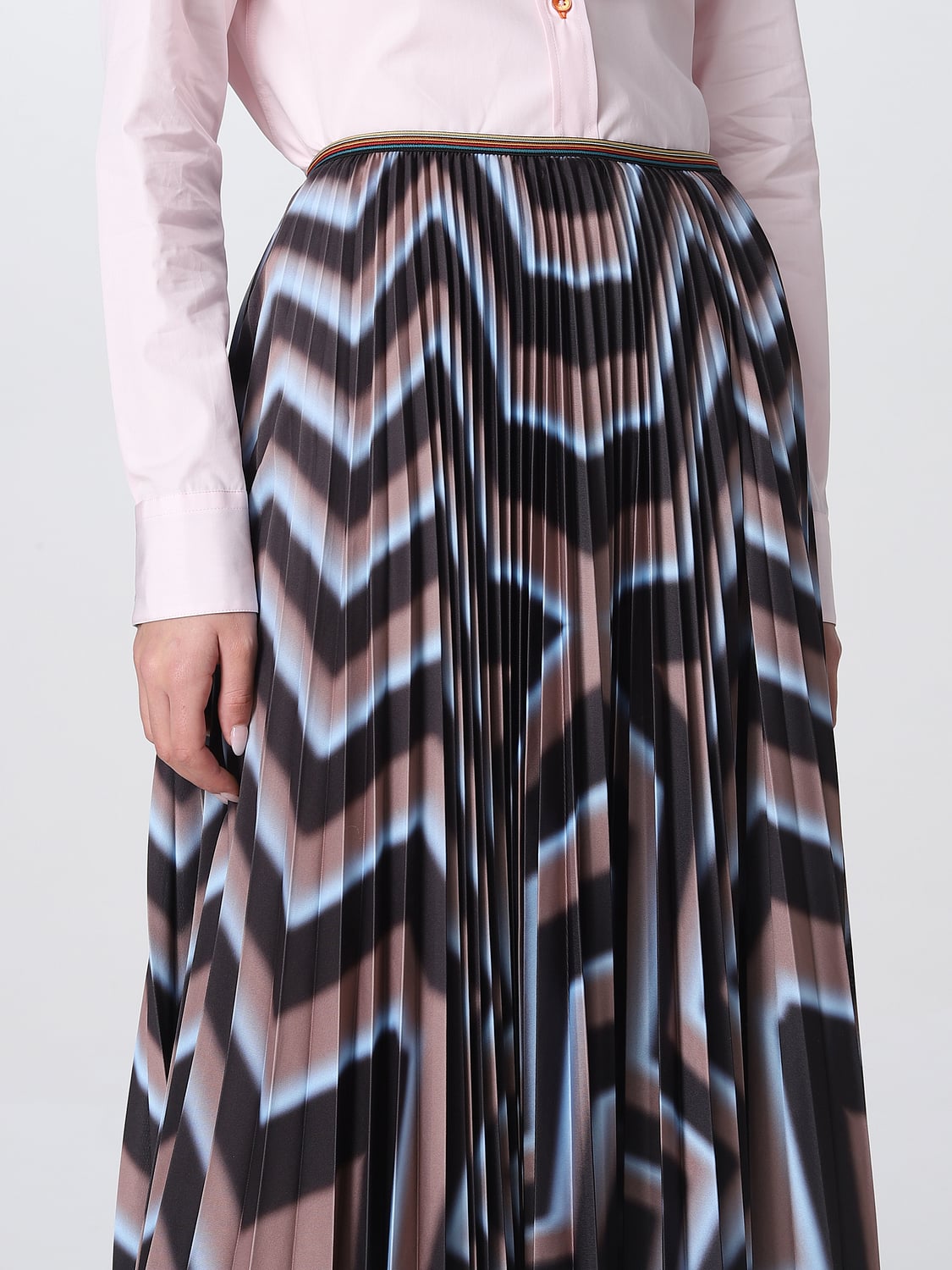 Jupe Paul Smith Taille 42 - Imprimé Turquoise, Noir, Vert Et Blanc - Neuve Sans étiquettes