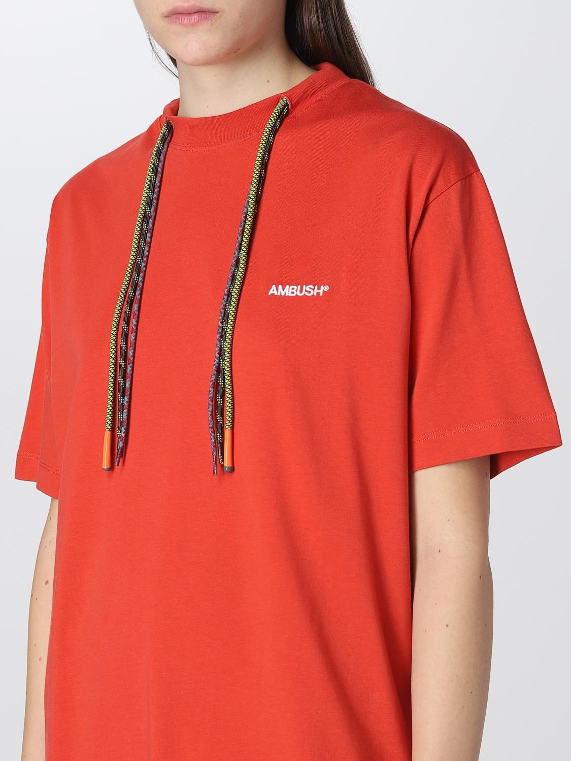 AMBUSH CAMISETA: Camiseta mujer Ambush, Rojo - Img 4