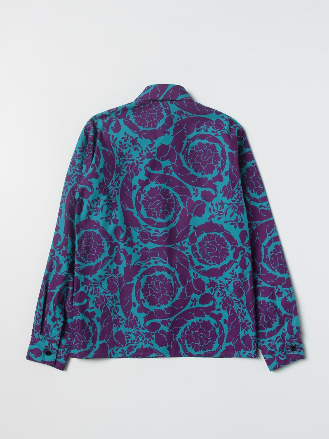 VERSACE CAMISA: Camisa niños Versace Young, Violeta - Img 2