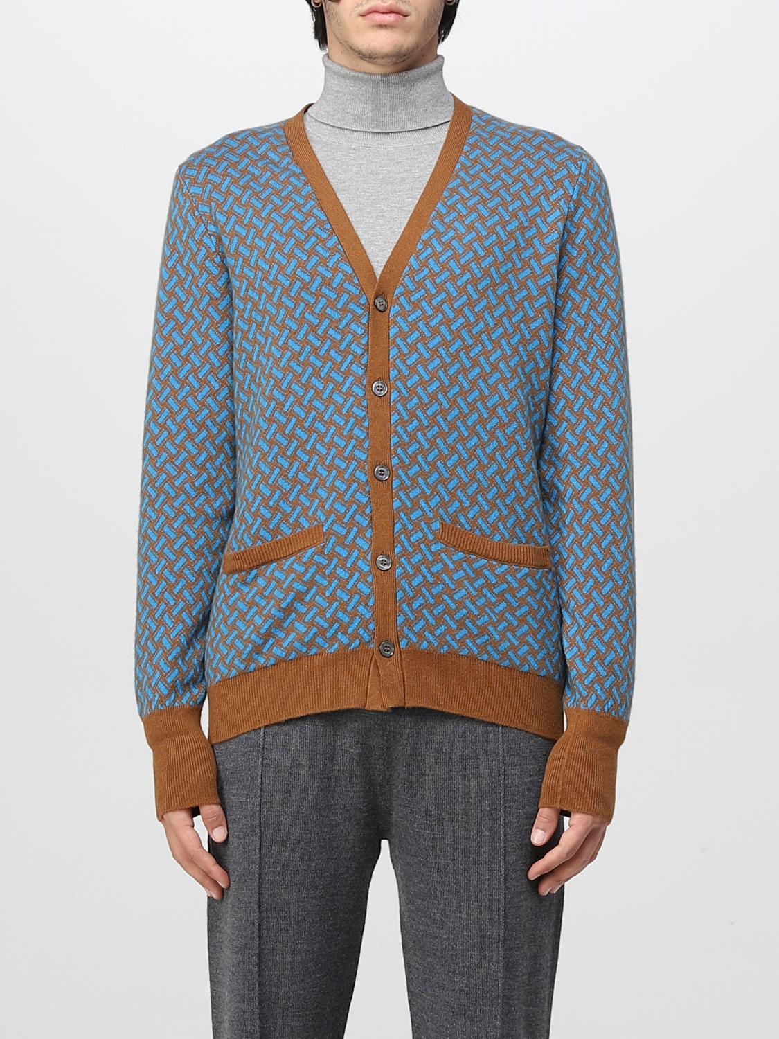 DRUMOHR STRICKJACKE: Sweatshirt herren Drumohr, Türkis - Img 1