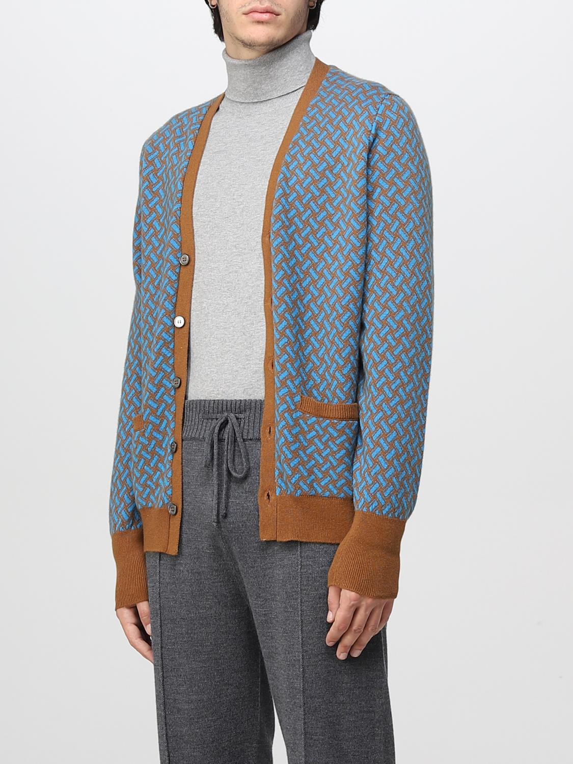 DRUMOHR STRICKJACKE: Sweatshirt herren Drumohr, Türkis - Img 3