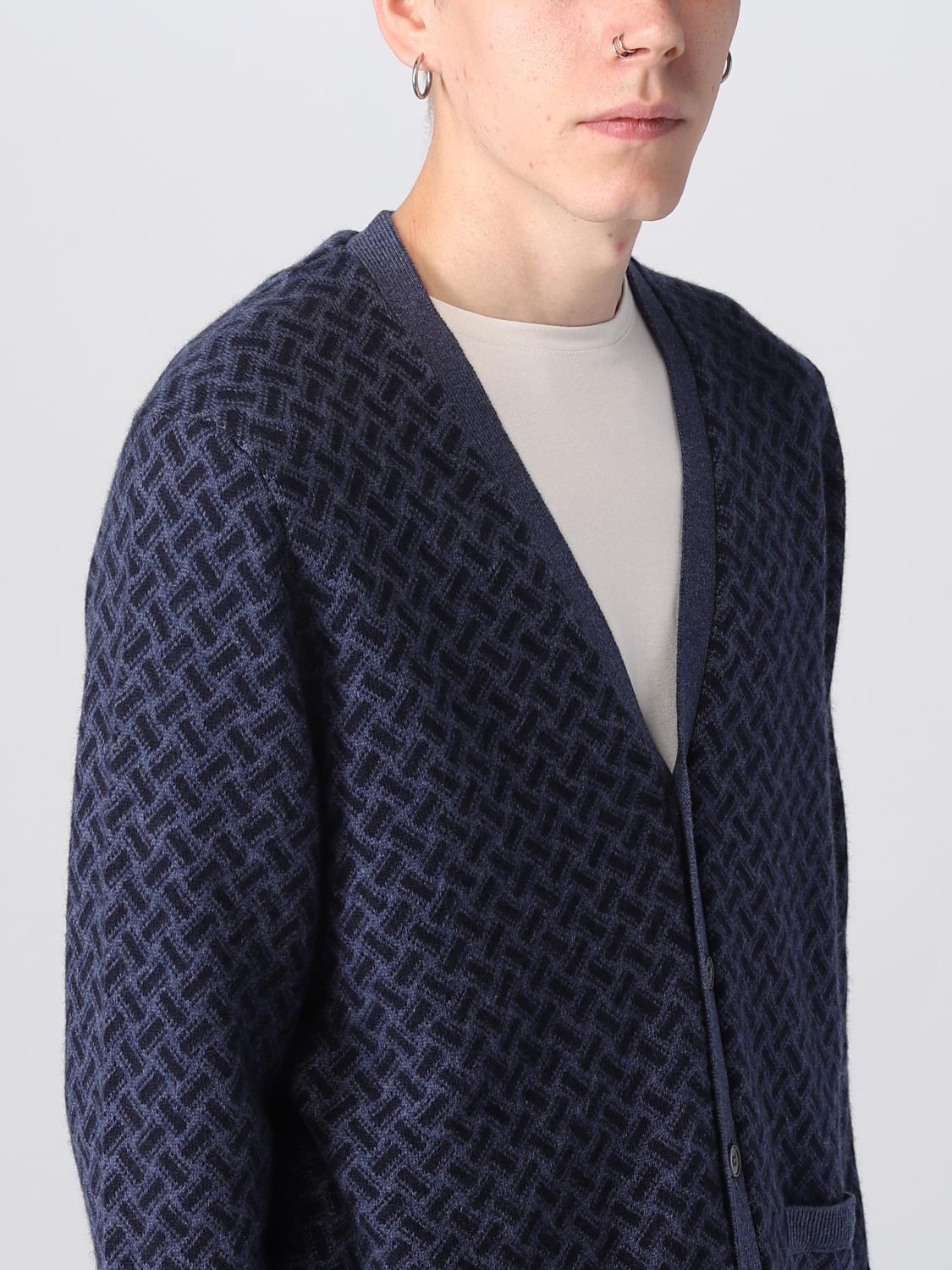 DRUMOHR CÁRDIGAN: Sudadera hombre Drumohr, Azul Oscuro - Img 5