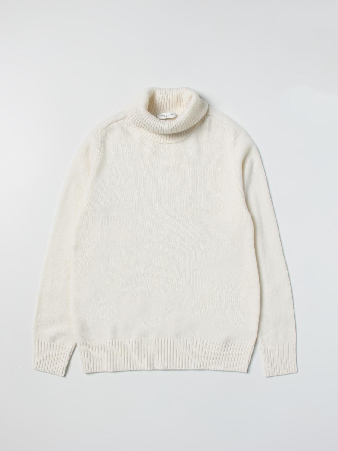 PAOLO PECORA PULL: Pull enfant Paolo Pecora, Blanc - Img 1