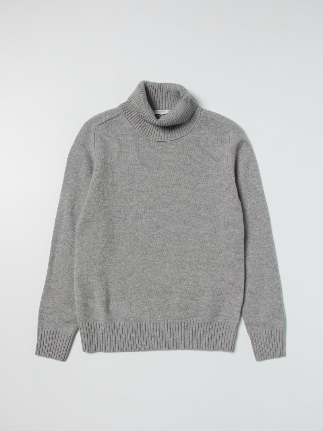 PAOLO PECORA PULL: Pull enfant Paolo Pecora, Gris - Img 1