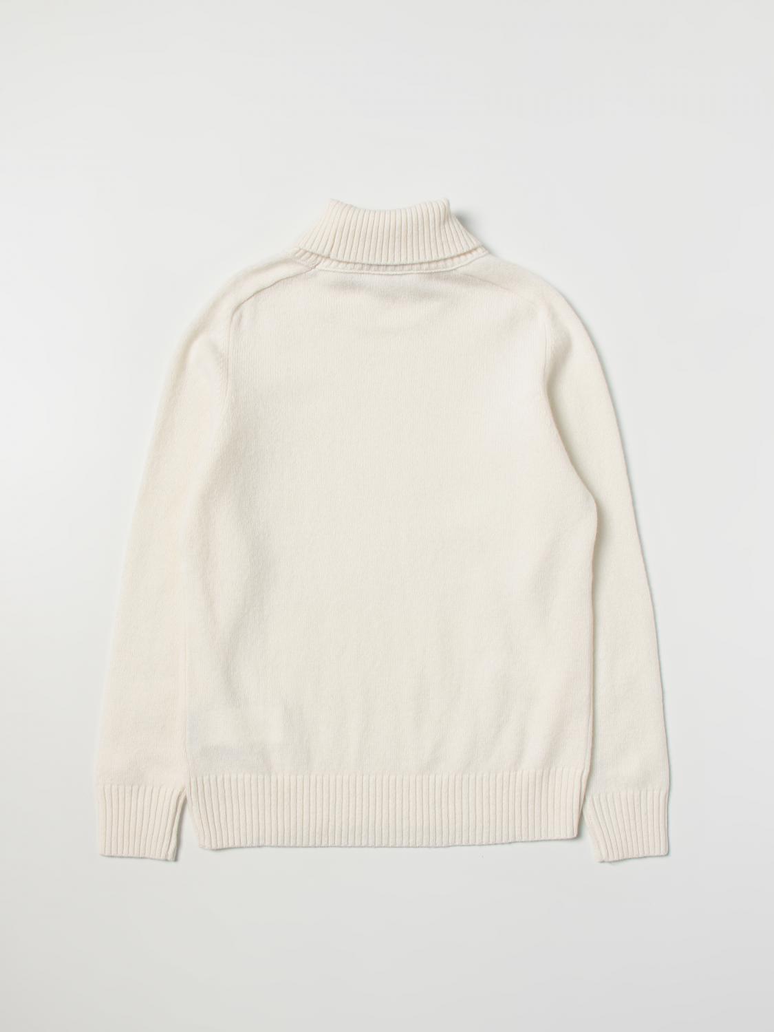 PAOLO PECORA PULL: Pull enfant Paolo Pecora, Crème - Img 2