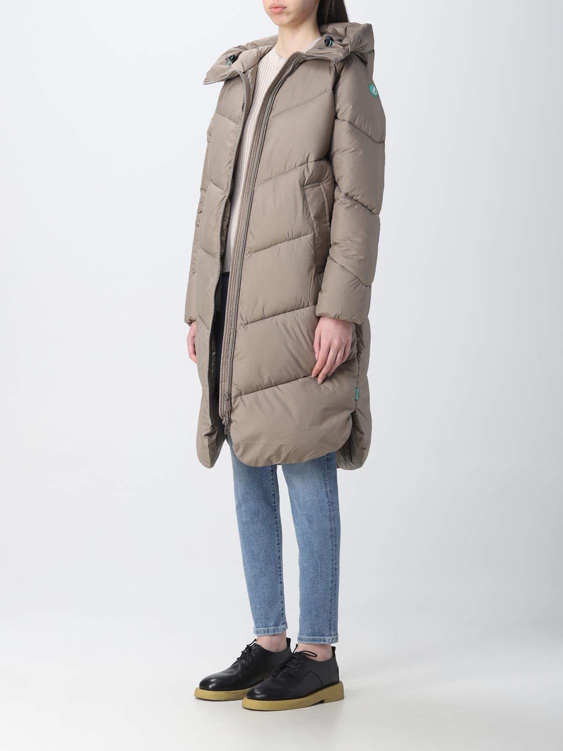 SAVE THE DUCK: Coat women - Grey | Save The Duck jacket