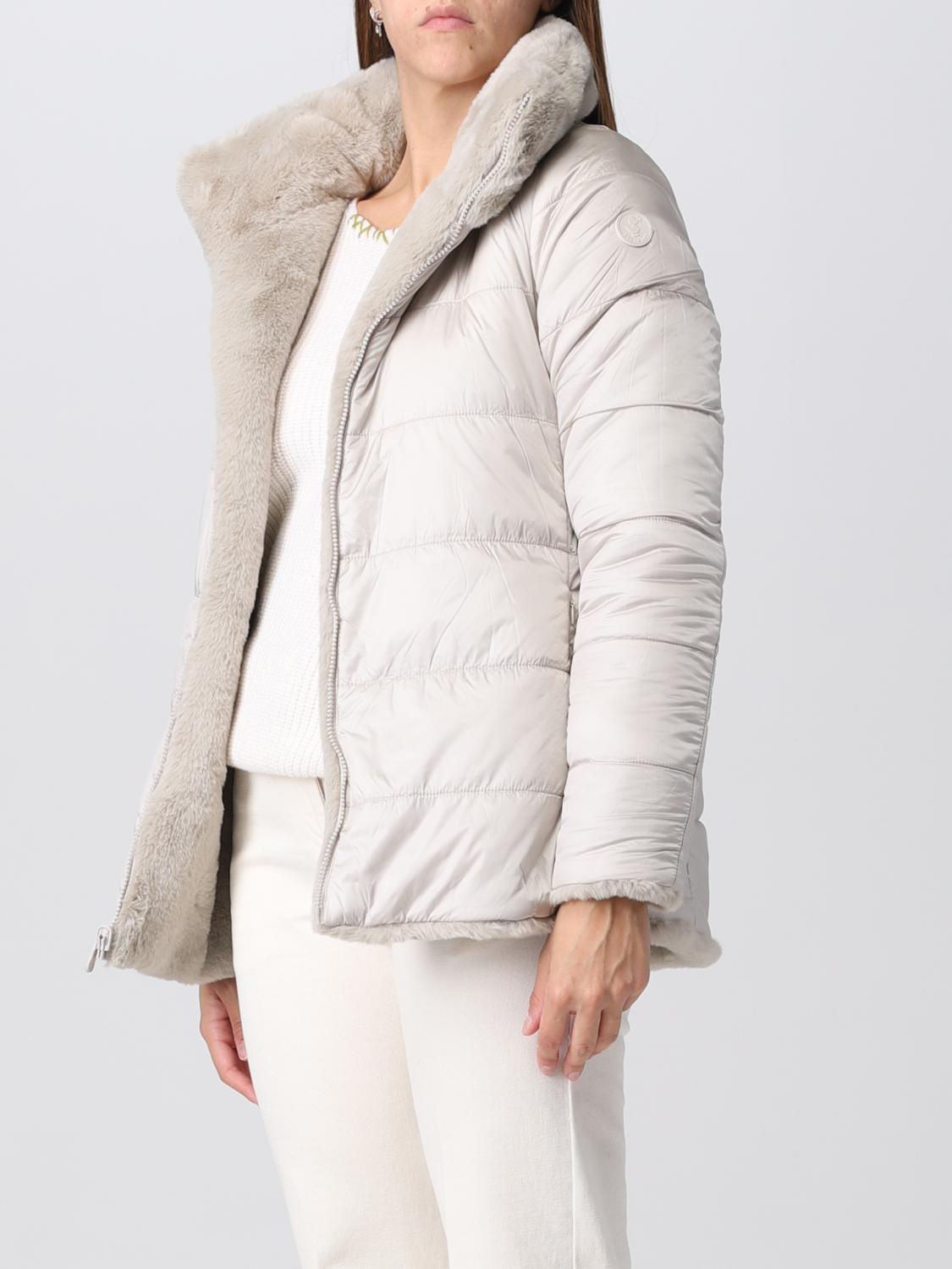 SAVE THE DUCK ABRIGO DE PIEL: Abrigo mujer Save The Duck, Beige - Img 3
