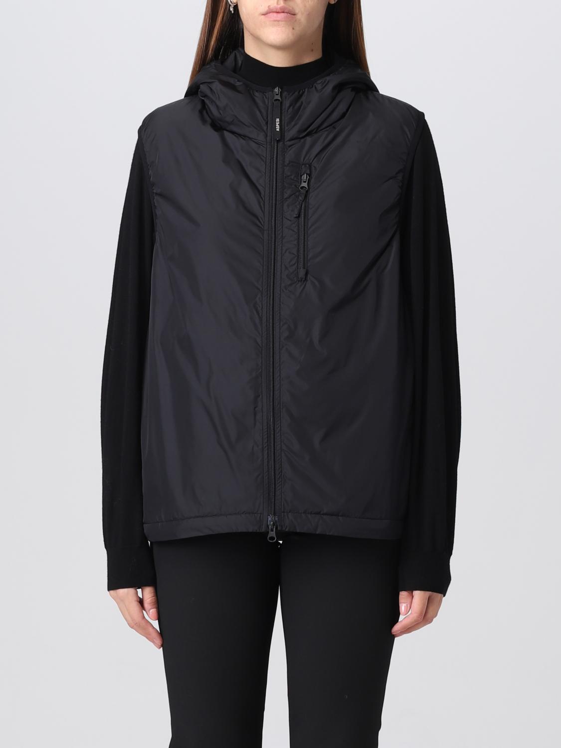 ASPESI JACKE: Mantel damen Aspesi, Schwarz - Img 1