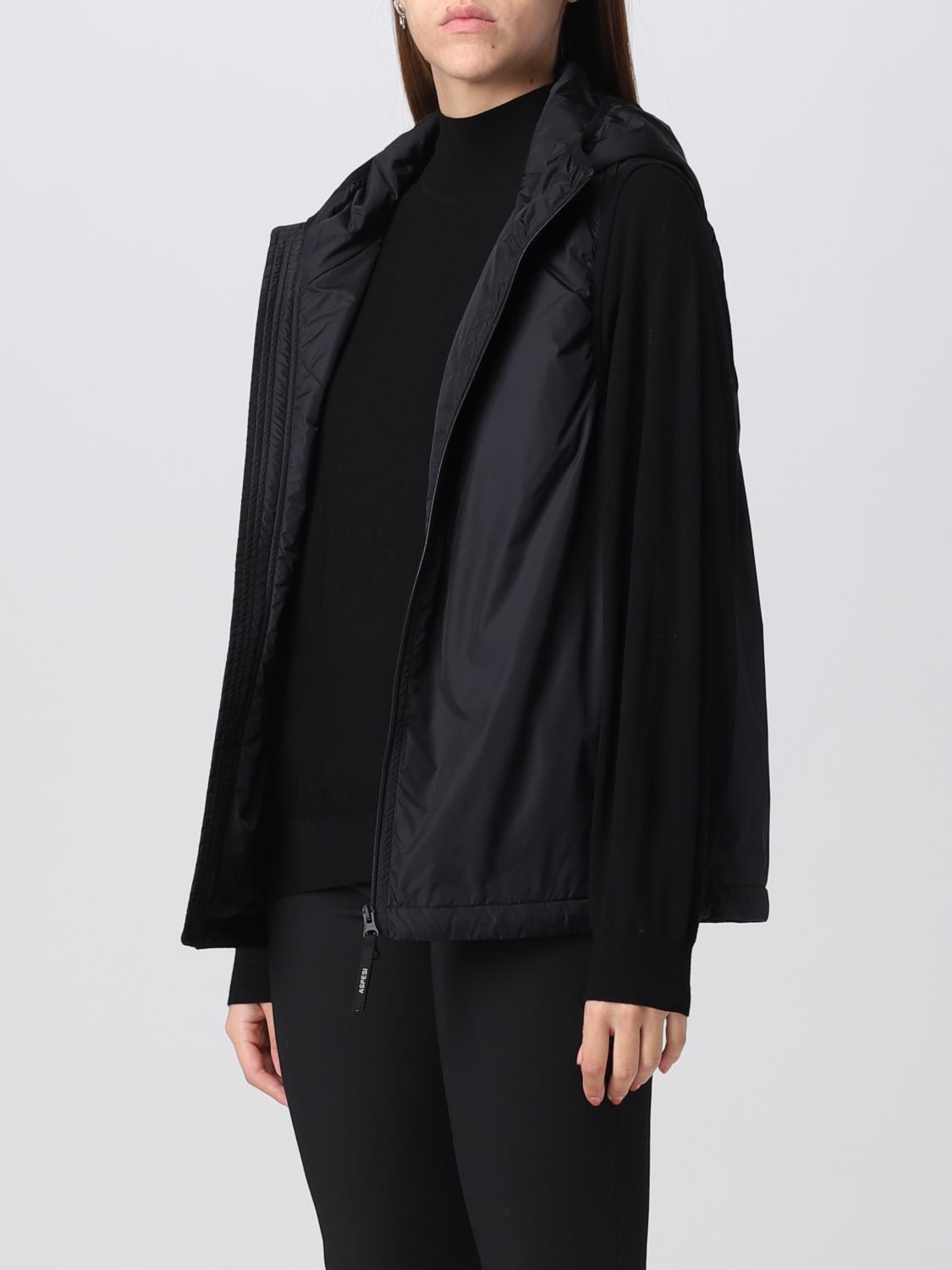 ASPESI JACKE: Mantel damen Aspesi, Schwarz - Img 3
