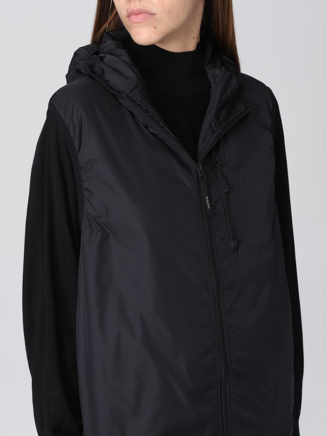 ASPESI JACKE: Mantel damen Aspesi, Schwarz - Img 4