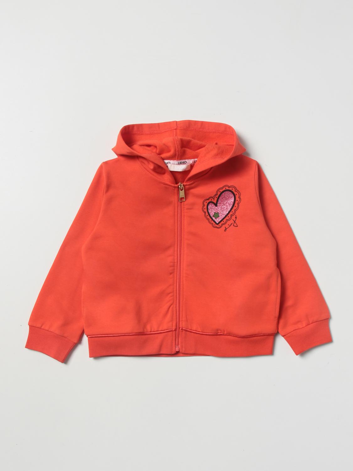 LIU JO PULLOVER: Pullover kinder Liu Jo, Orange - Img 1