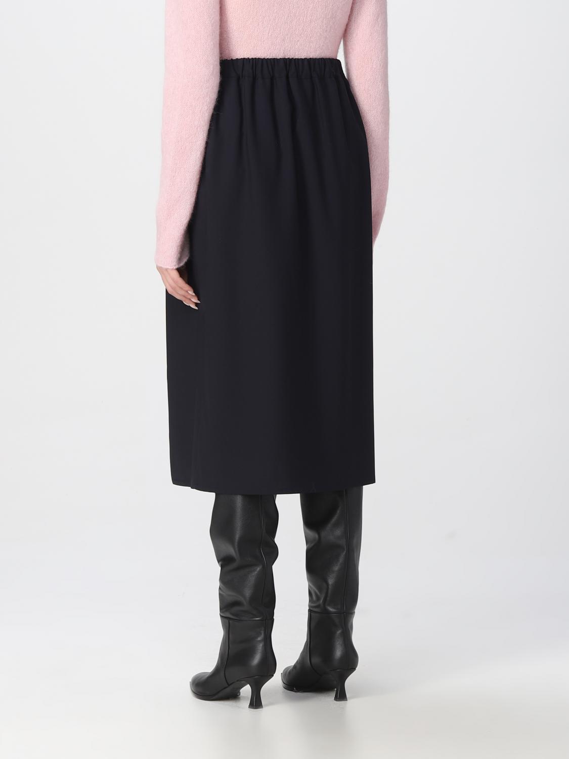 Sibel Saral Elizabeth Midi Skirt In Gray | ModeSens