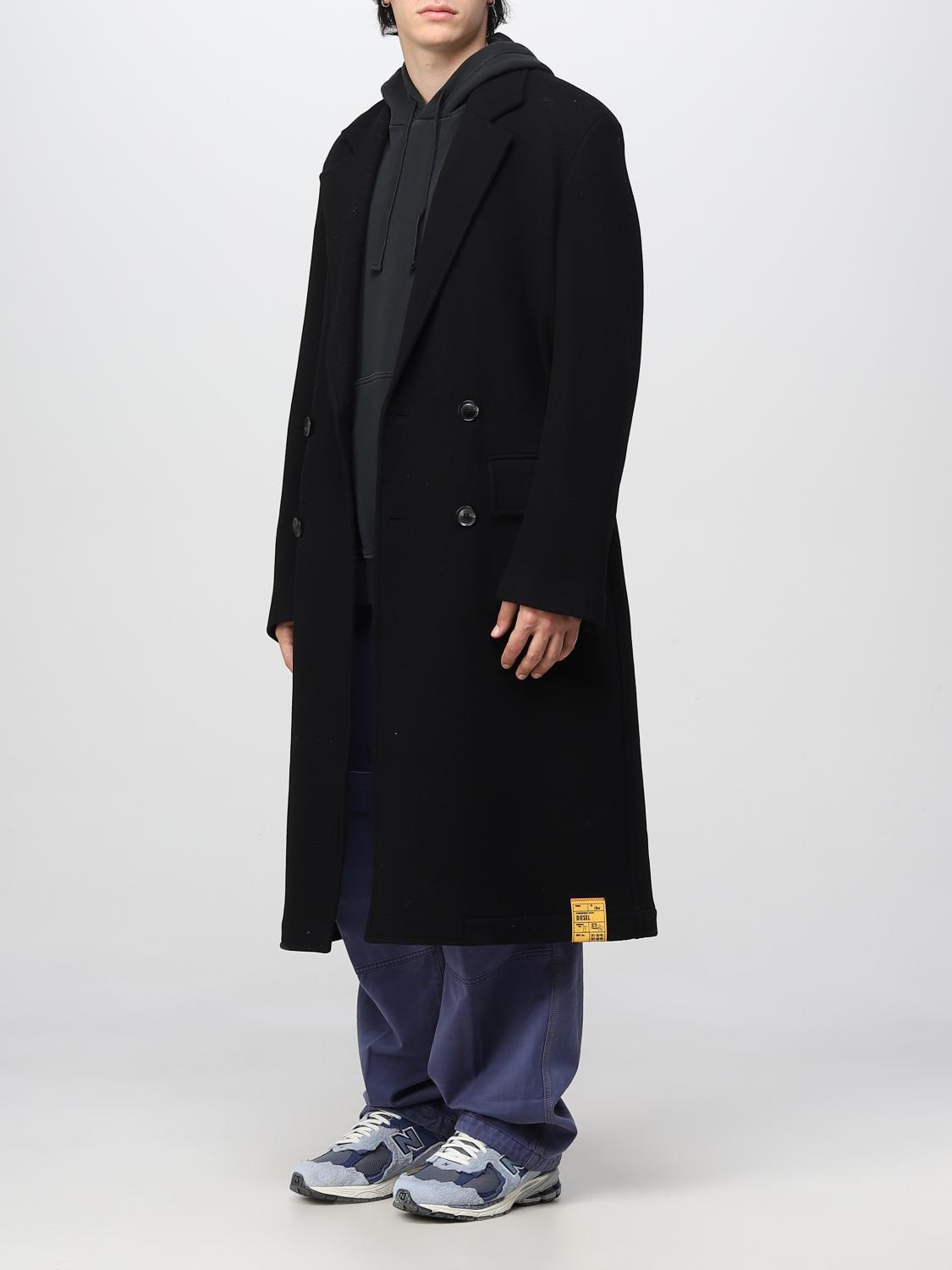 DIESEL COAT: Coat men Diesel, Black - Img 4