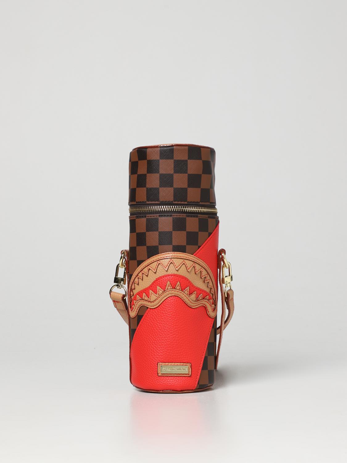 SPRAYGROUND BORSA A TRACOLLA: Astuccio Porta Bottiglia Sprayground in pelle sintetica, Fantasia - Img 1