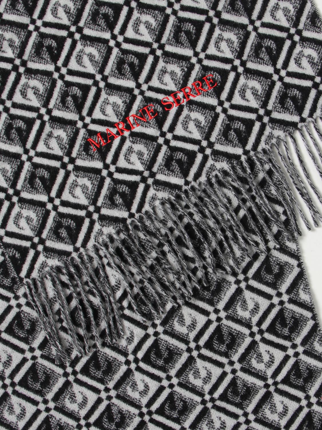 MARINE SERRE SCARF: Scarf women Marine Serre, Black - Img 3