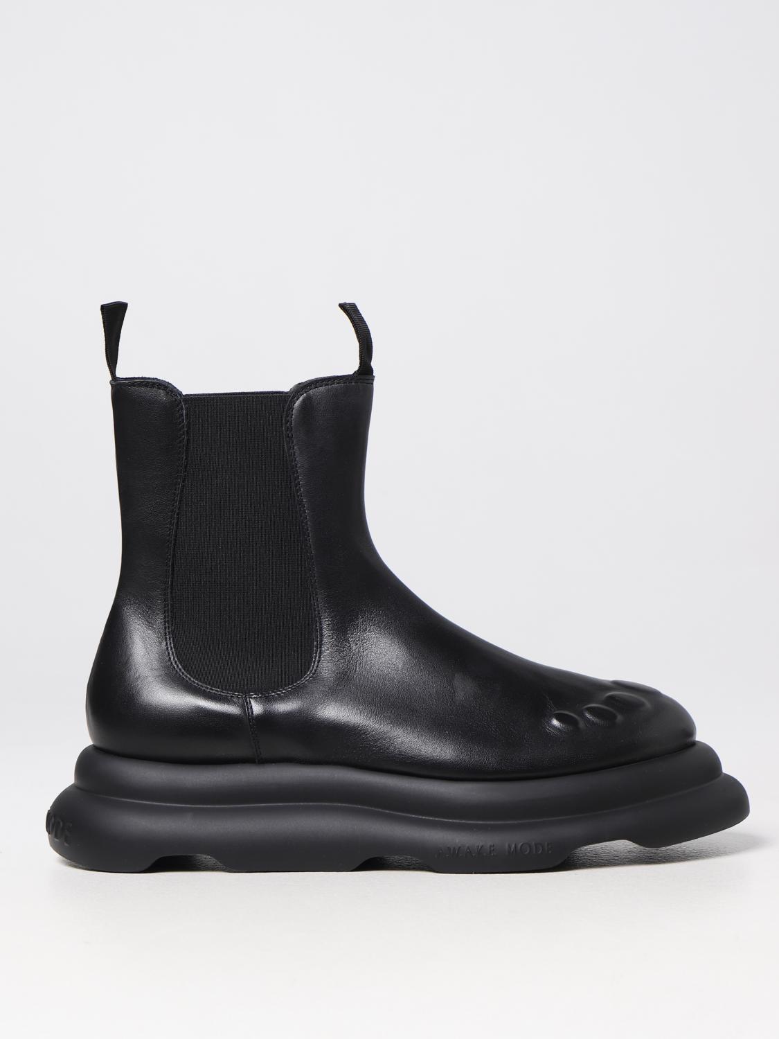 A.W.A.K.E. MODE FLAT ANKLE BOOT: Boots women A.w.a.k.e. Mode, Black - Img 1