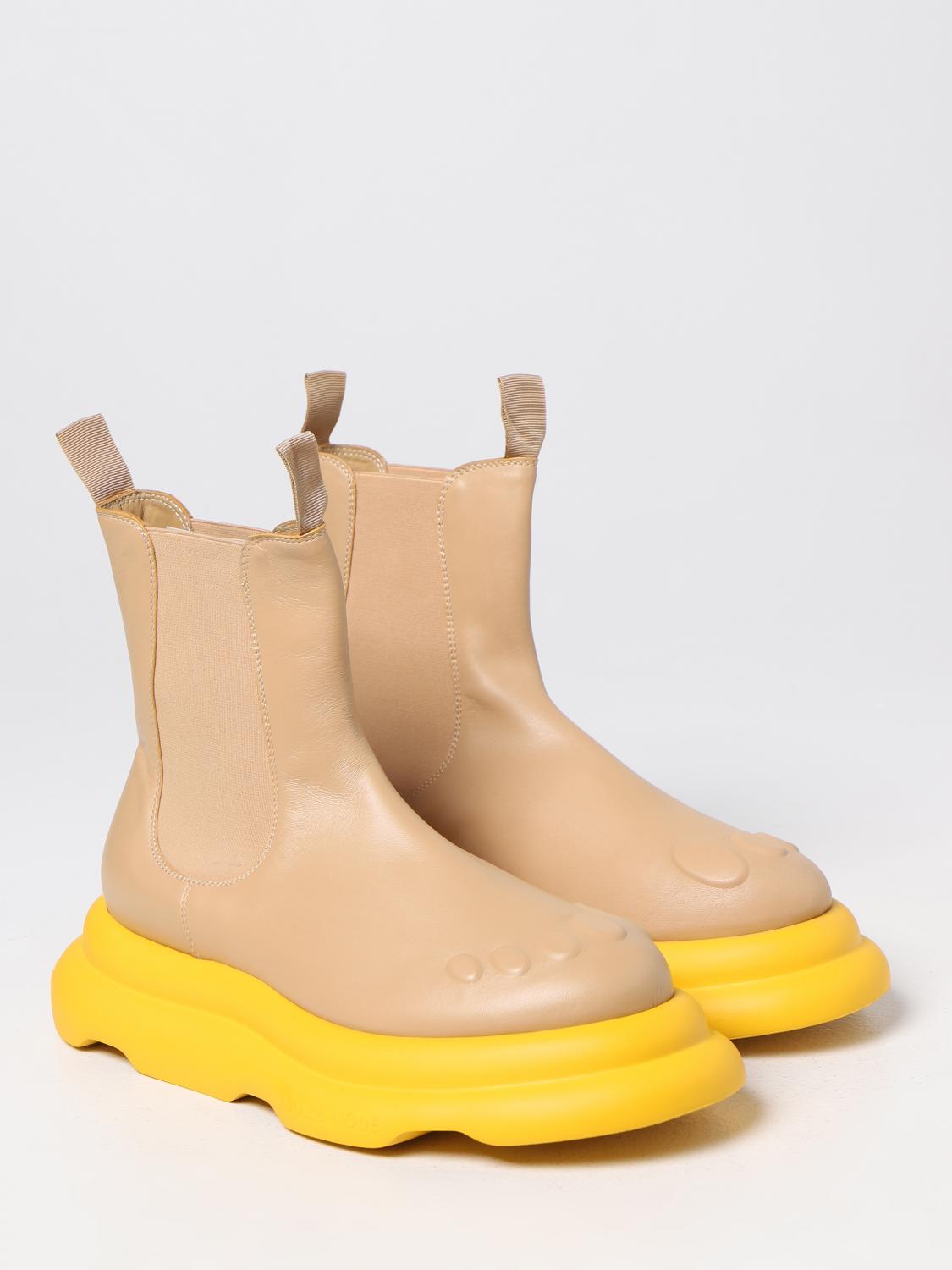 A.W.A.K.E. MODE BOTINES PLANOS: Botas mujer A.w.a.k.e. Mode, Amarillo - Img 2