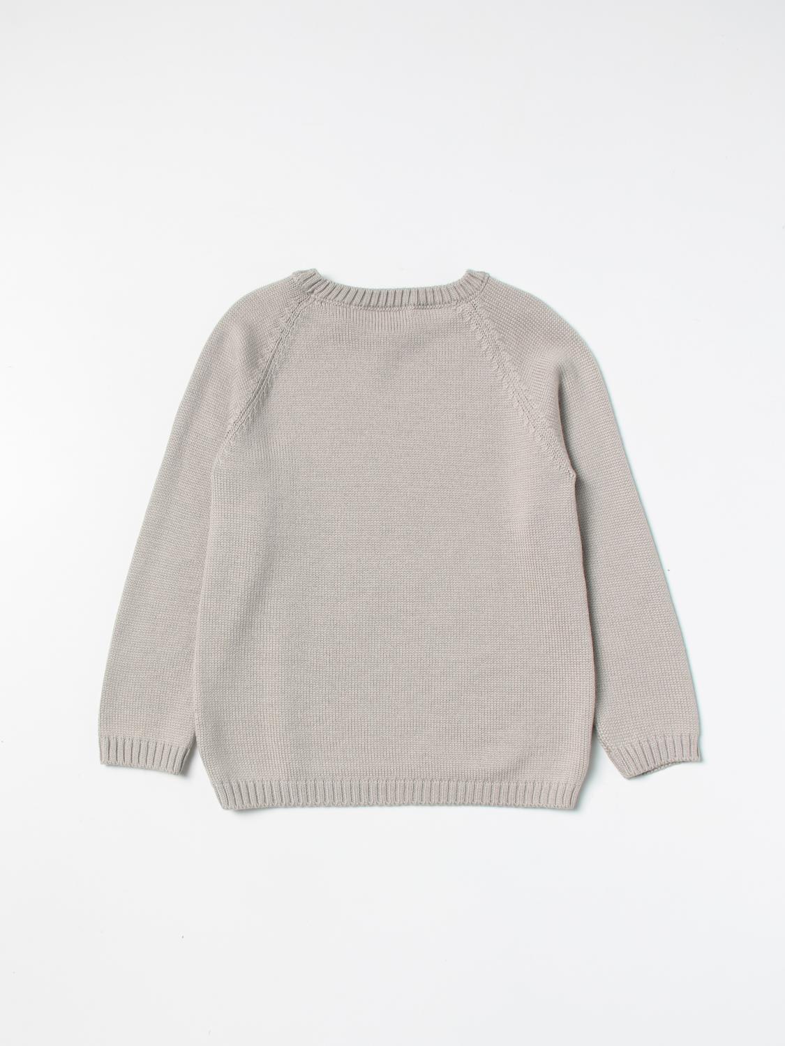 LITTLE BEAR SWEATER: Sweater kids Little Bear, Dove Grey - Img 2