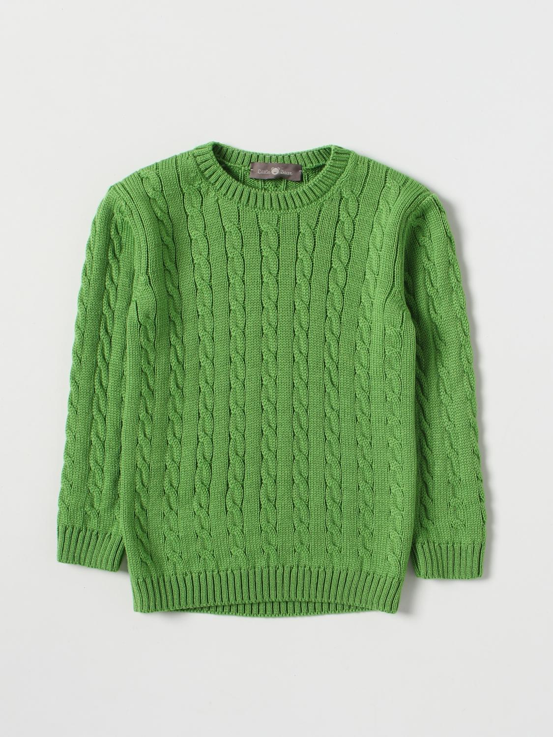 LITTLE BEAR PULLOVER: Pullover kinder Little Bear, Grün - Img 1