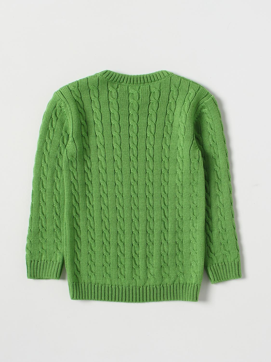 LITTLE BEAR PULLOVER: Pullover kinder Little Bear, Grün - Img 2