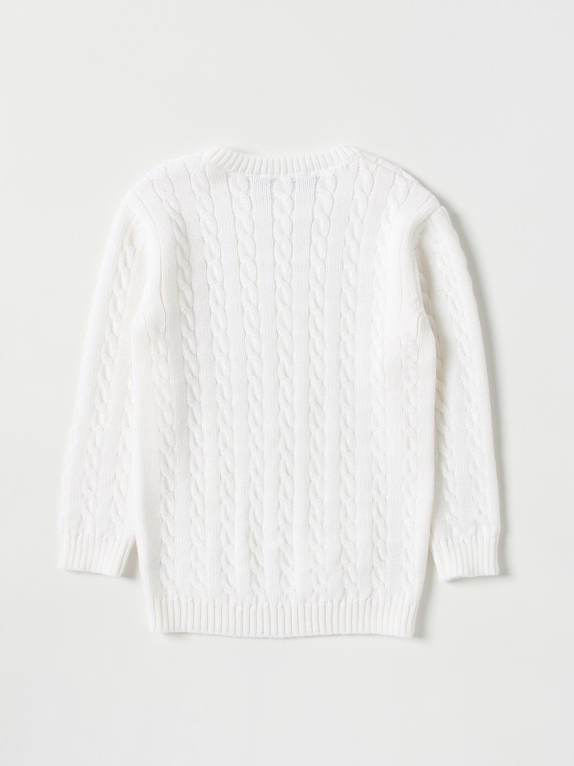 LITTLE BEAR SWEATER: Sweater kids Little Bear, Ivory - Img 2