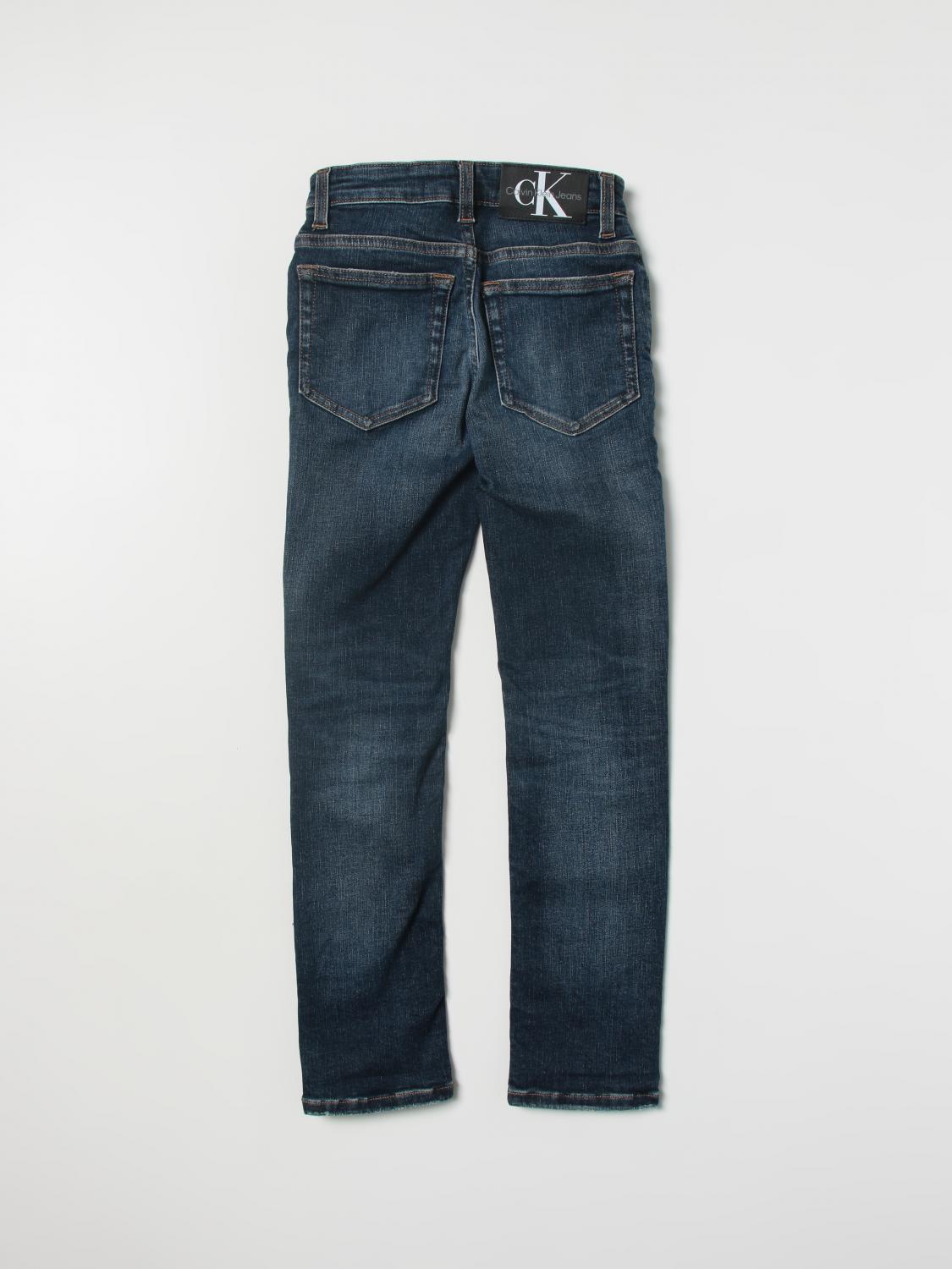 CALVIN KLEIN JEANS JEANS: Vaquero niños Calvin Klein Jeans, Azul Oscuro - Img 2