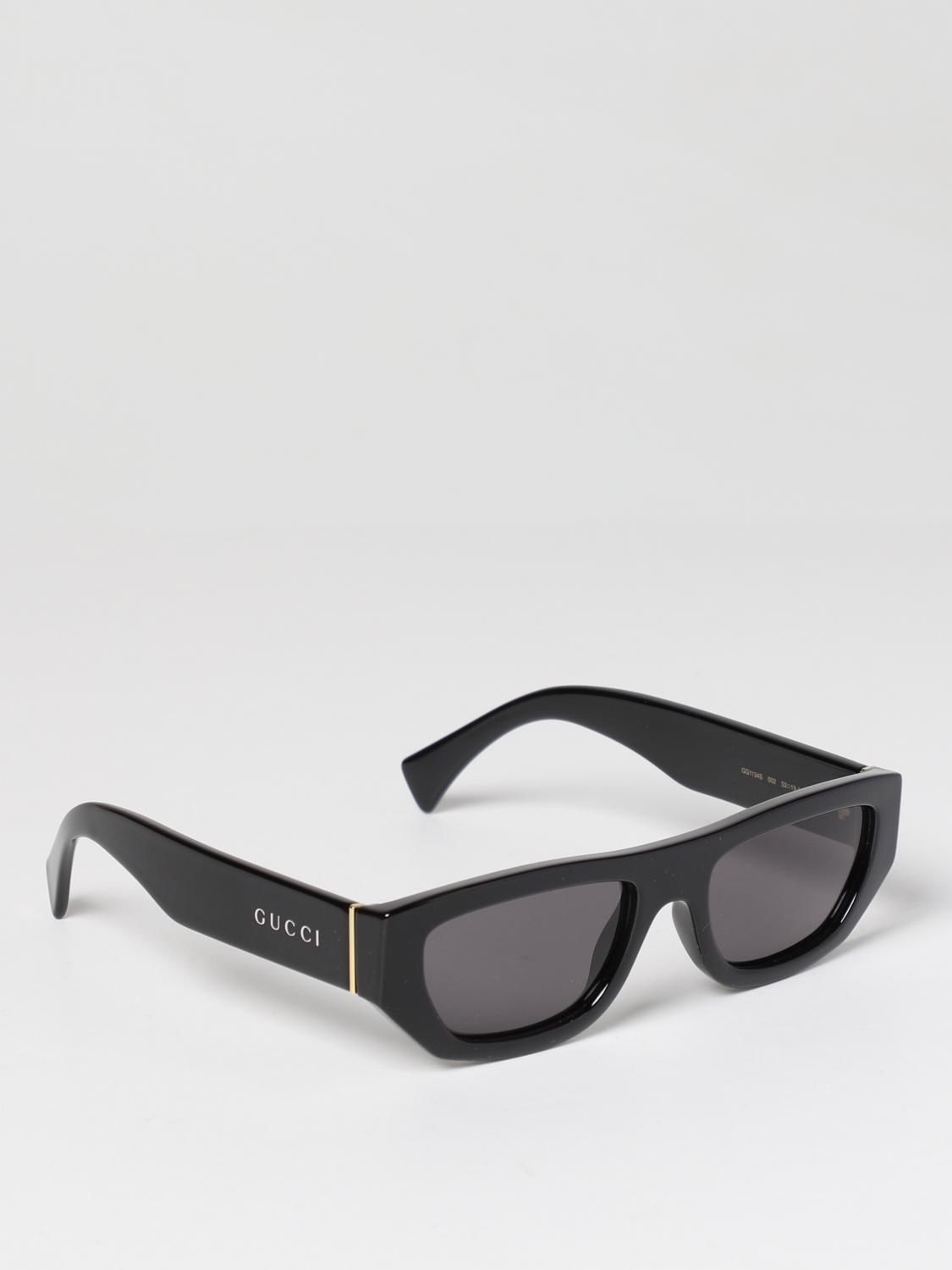 GUCCI SUNGLASSES: Glasses men Gucci, Black - Img 1