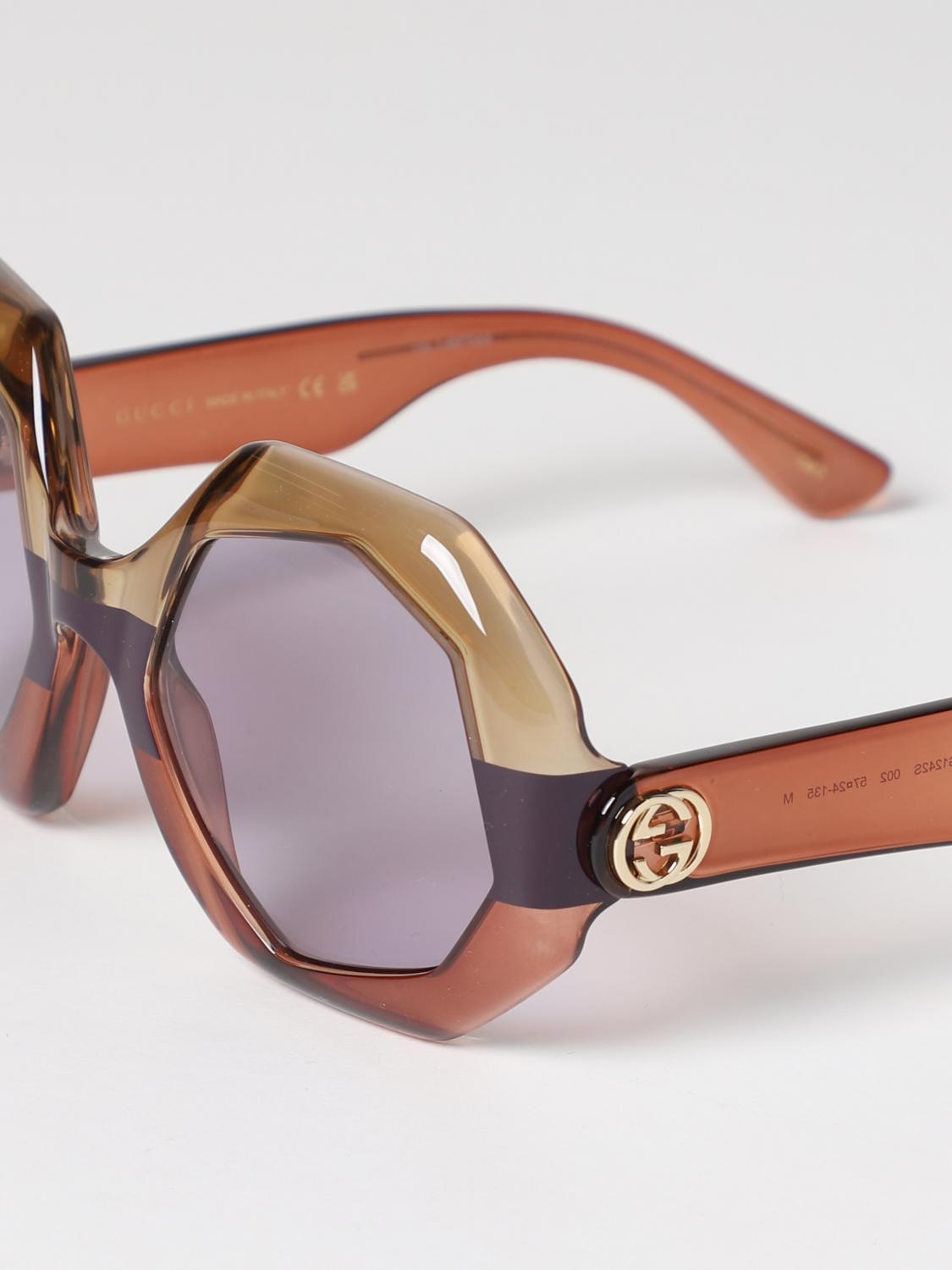 GUCCI GAFAS DE SOL: Gafas mujer Gucci, Marrón - Img 4