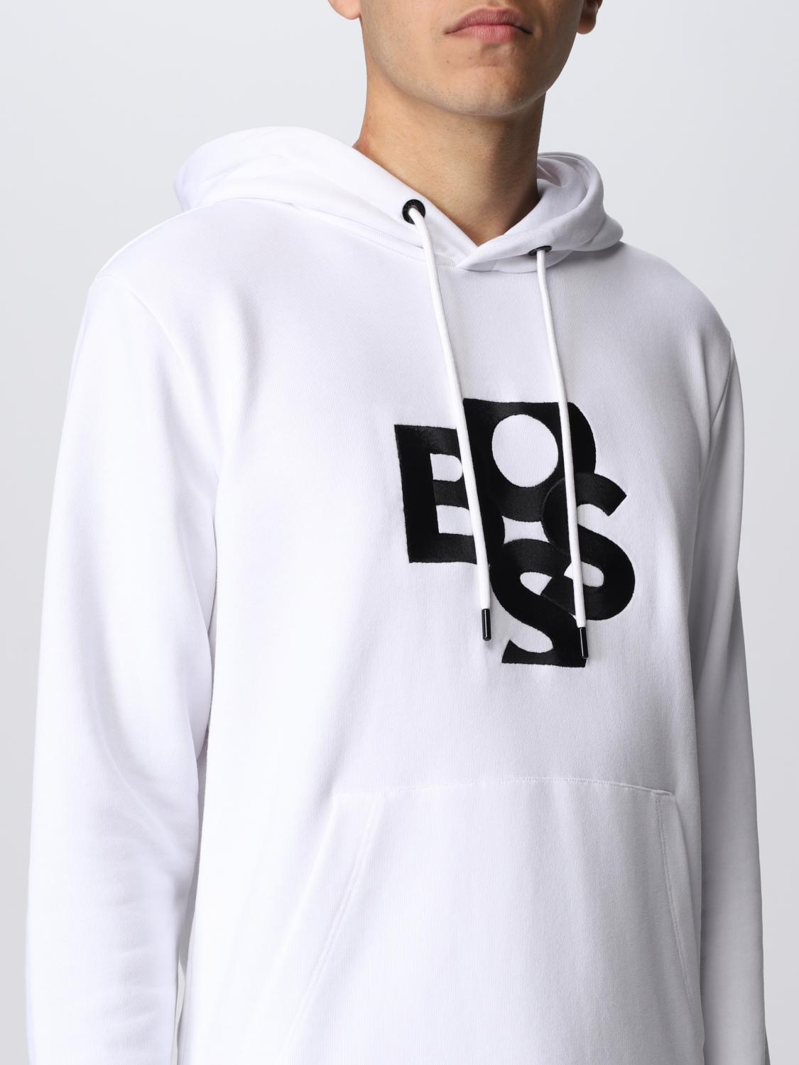 BOSS SUDADERA: Sudadera hombre Boss, Blanco - Img 4