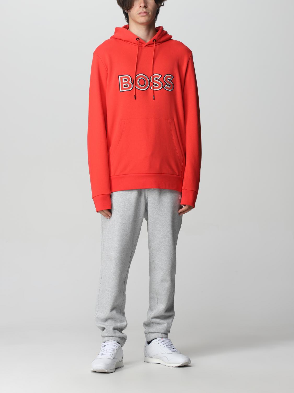 BOSS SWEATSHIRT: Sweatshirt men Boss, Red - Img 2