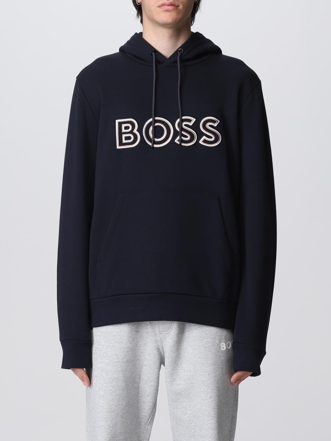 BOSS SWEATSHIRT: Sweatshirt men Boss, Navy - Img 1