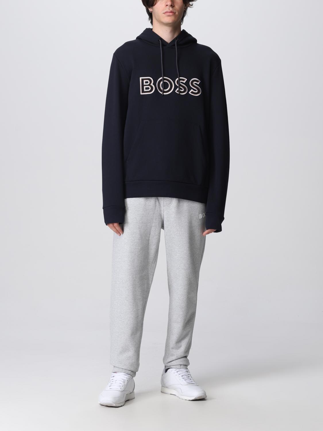 BOSS SWEATSHIRT: Sweatshirt men Boss, Navy - Img 2