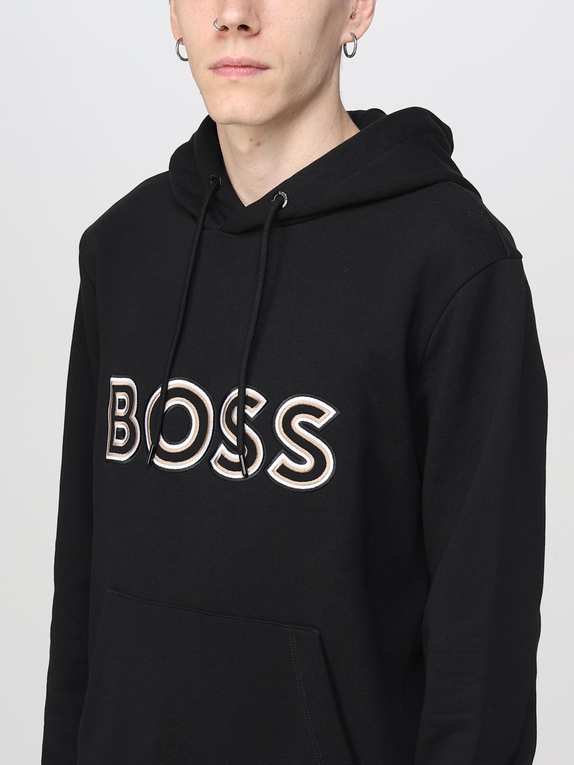 BOSS SWEATSHIRT: Sweatshirt men Boss, Black 2 - Img 3